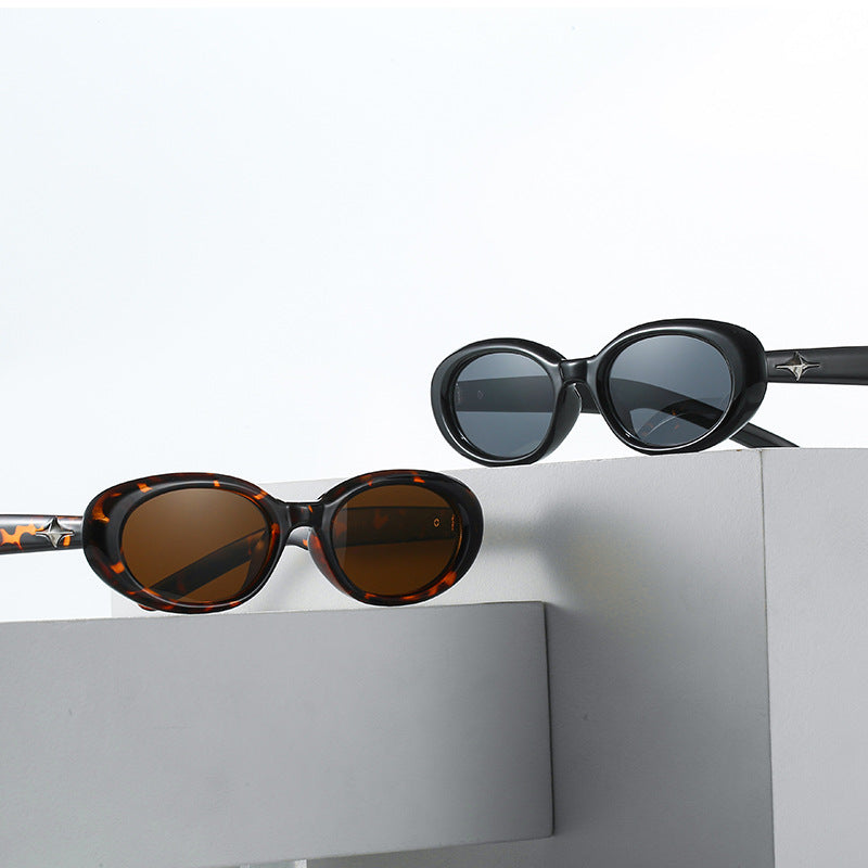 Wholesale PC Black Oval Sunglasses